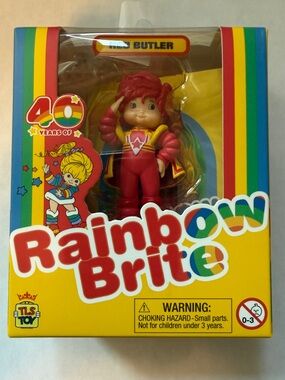 Rainbow Brite RED BUTLER Mini Figure SERIES 1 Rare Cheebee Loyal Subjects NIB